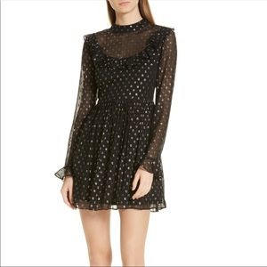 Robert Rodriguez Silk Chiffon Mini Dress